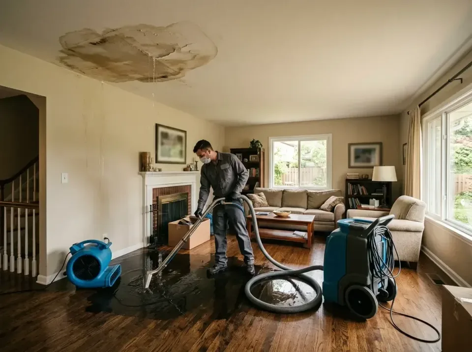 attic-pipe-burst-ceiling-drip-008 — frequently asked questions, Water Damage Restoration & Carpet Care in Bunker Hill, OR